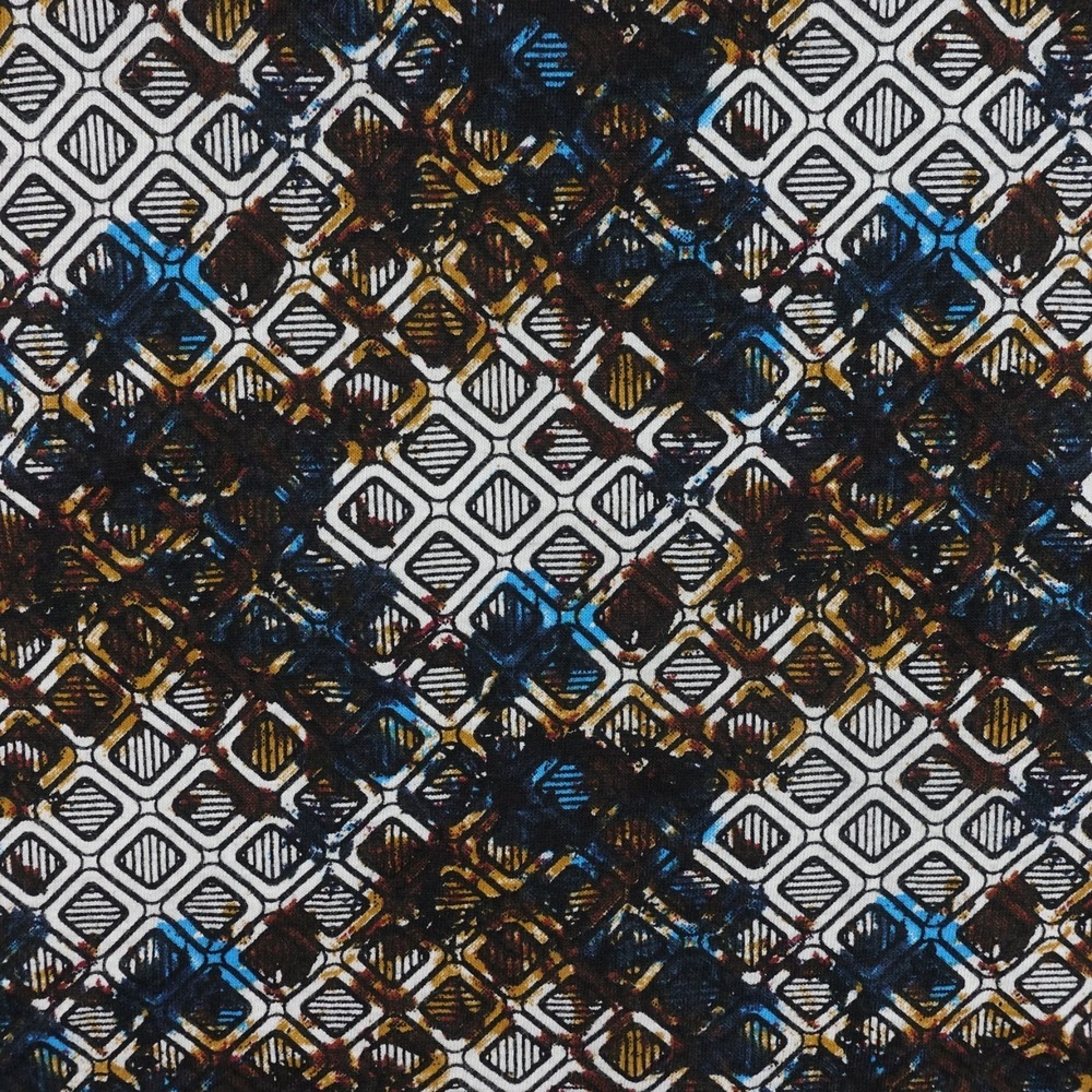 Robert Graham Polo Shirt Men's XL Multicolor Geometric Pattern Cotton New - Picture 7 of 16